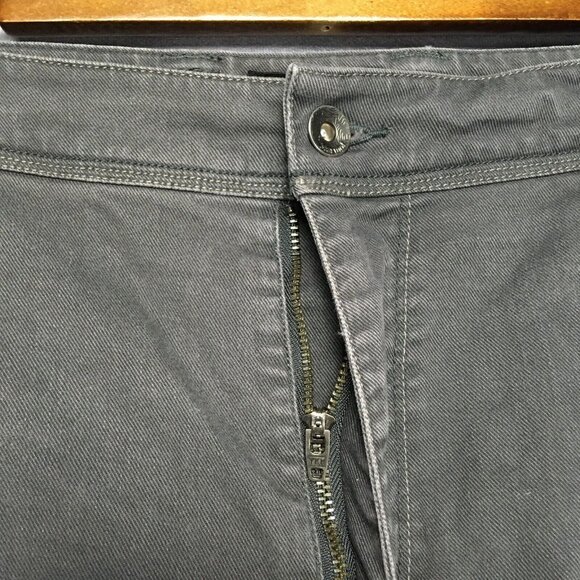 Marmot Men Cargo Shorts size 38 Gray Tech Work Trail Gusset Cotton Stretch Blend - Picture 9 of 15